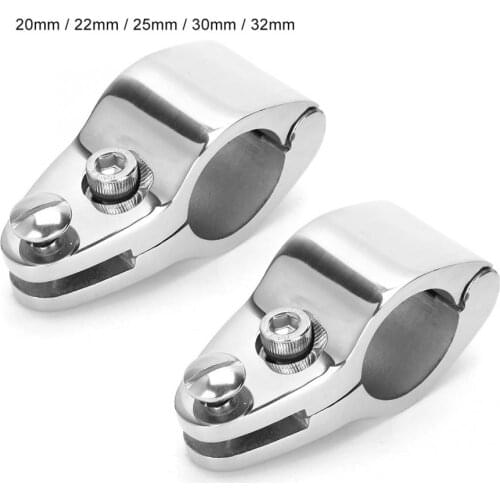 2pcs 316 Stainless Steel Boat Marine Hinged Upper Jaw Slide Hinge Hardware Fittings 20mm/22mm/25mm/30mm/32mm