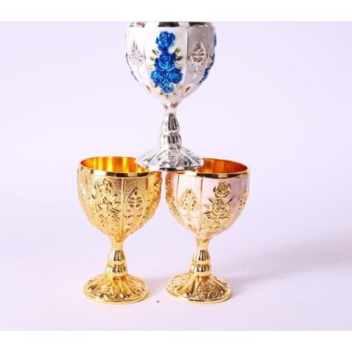 2 PCs Small Wine Cup Shooter Glass European-Style High-End 30 Ml White Wine Glass Creative Household Glass White Wine Glass