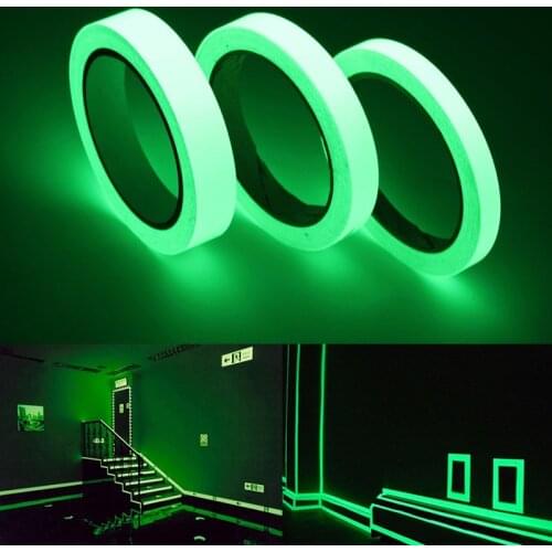 500CM Luminous Tape Self-adhesive Glow In The Dark afety Stage Sticker Home Decor Party Supplies Emergency Logo