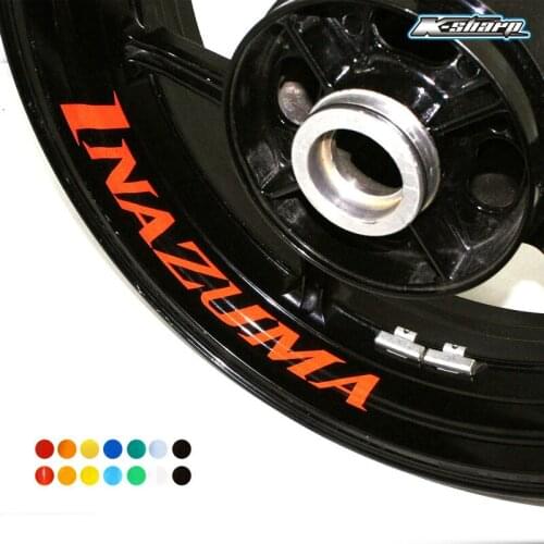 8 X CUSTOM INNER RIM DECALS WHEEL Reflective STICKERS STRIPES For YAMAHA INAZUMA