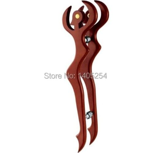 DHL Free shipping stainless steel glass door handles wood handle