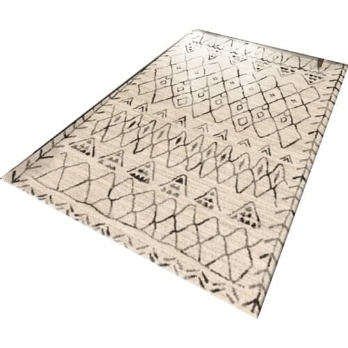 Large Area Modern Simple Lattice Carpet Bedroom Sofa Living Room Childrens Room