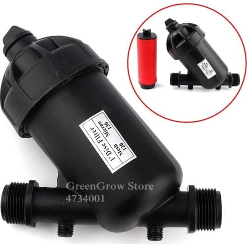 3/4"~1.5Inch Y Type Disc Filter 120Mesh Laminated Filter Element Agricultural Garden Irrigation Syetem Aquarium Water Filtration