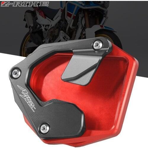 For CRF 1000L CNC Moto Side Stand Enlarge Plate Kickstand Extension For Honda CRF1000L Africa Twin Adventure Sports 2018-2019