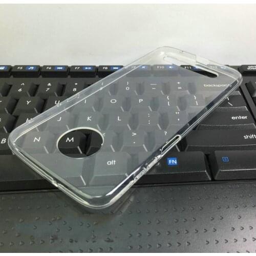 For Motorola Moto Z3 Play WIERSS Transparent Silicon Case for Motorola Moto Z3 Play Anti-knock Phone cover Cases