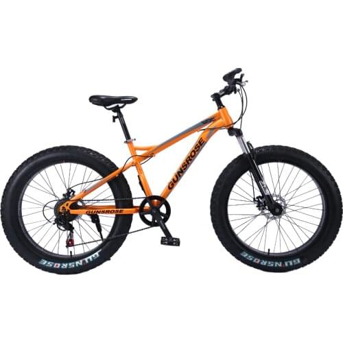 4.0 fat bike 24/26 inch mountain bike adult mountain bicycle 7/21/24/27 speed beach snow mountain bike high carbon steel bicycle