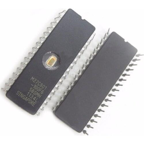 1 PCS M27C801-100F1 27C801 IC EPROM UV 8MBIT 100NS 32CDIP NEW