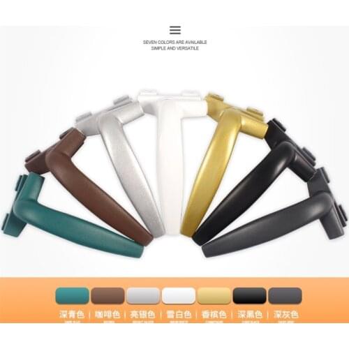 7 Colors Type 38 Aluminum Window Curved Handle Outside Open Window Handle Window Accessories