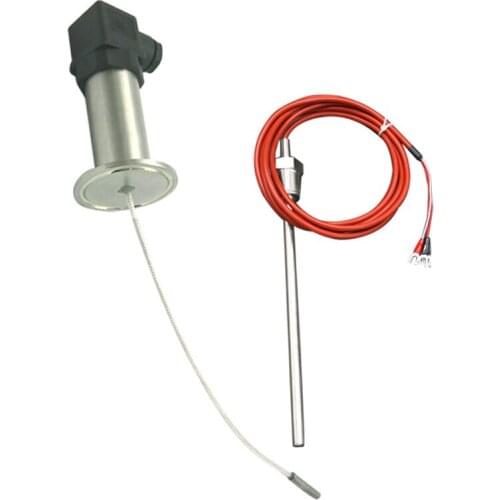 RTD Pt100 Cable Temperature Sensor 3 Wire -50C to +200C Thermal Resistance Thread Tri-Clamp Temperature Sensor