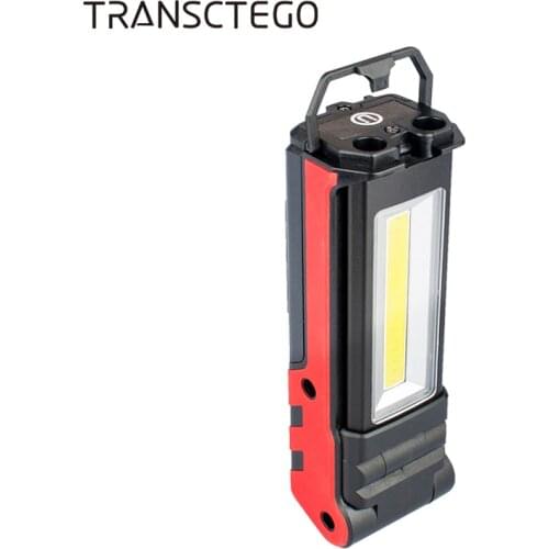 LED COB Work Light 5W Portable Ultra Bright Foldable Camp Work Repairing Light Flashlight Torch Lamp with Magnetic Stand for Car