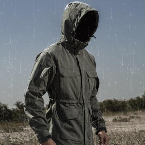 Sarchon outdoor camouflage clothing M65 spy shadow instructor tactical windbreaker army fan windproof jacket for men