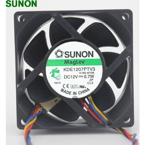 For Sunon 7025 12V 0.7W KDE1207PTV3 server cooling fan 70mm