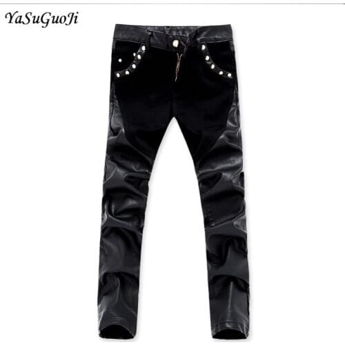 YaSuGuoJi Mens Autumn Jeans