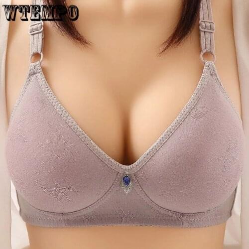 Plus Size Bras for Women Push Up Bra Thin Wireless Soft Cotton Underwear Woman Plus Size Bra Bras Push Up Bralette