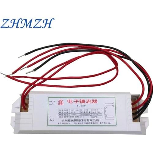 ZHMZH 55W UV Lamp Ballast AC220V Electronic Ballasts Fluorescent Lamps Ultraviolet Light Rectifier
