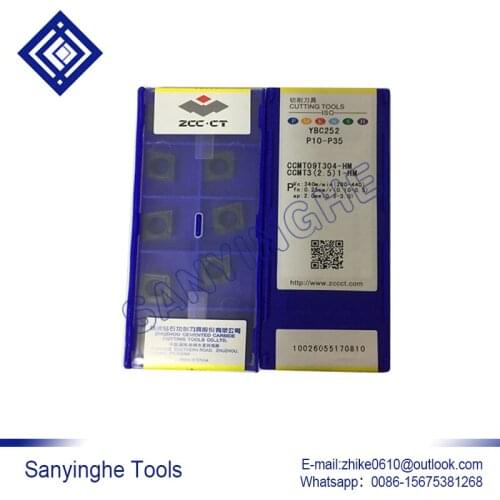 Free shipping high quality 10pcs/lots CCMT09T304-HR YBG202 cnc carbide turning inserts