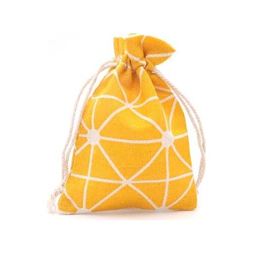 10x14cm Polychrome Cotton Drawstring Bag Jewelry Trays Pouches Jewelry Packaging&Display Gift Sacks Bead Storage Bag Custom