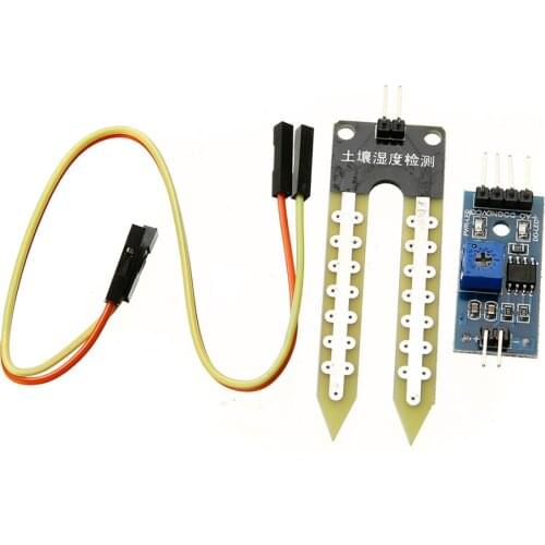 2pcs Precise Soil Moisture Detection Sensor Module Micro Hygrometer Detector With Wires Mayitr