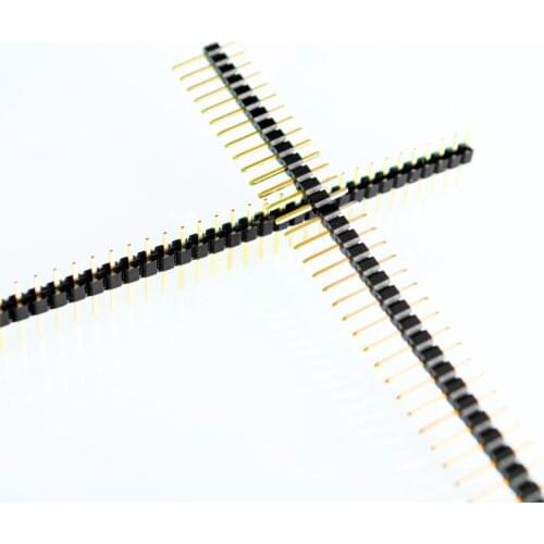20PCS/LOT GOLD 40 Pin 1x40 Single Row Male 2.54 Breakable Pin Header Connector Strip