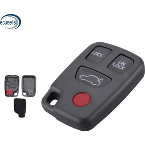 3+1/4 Buttons Replacement Case For Volvo S40 S60 S70 S80 S90 V40 V70 Remote Key Casing Blank Cover