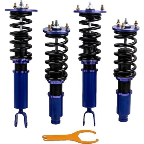 4pcs Coilovers For Honda Accord 1990-1997 Shock Absorber Strut Acura CL 97-99 Adjustable Height Coilover Suspension