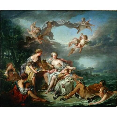 Free shipping classical religious myth angels sea landscape canvas painting oil painting on canvas wall art decoration picture