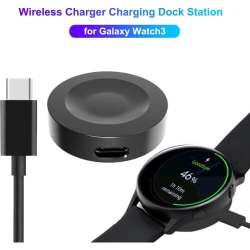Wireless Charging Dock Cradle Charger For Samsung Galaxy Watch 42mm 44mm SM-R500 SM-R820 High Quality Charging Dock New