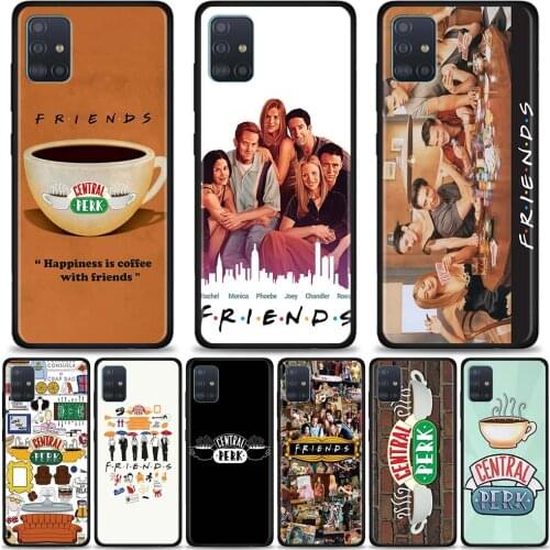 Phone Case For Samsung Galaxy A51 A71 5G A21s A11 A31 A41 A91 A72 A12 A02s Soft Silicon coque Shell Central Perk Coffee friends