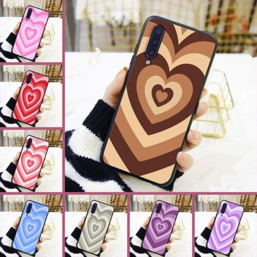 Phone Cover For Xiaomi Mi A3 9 SE Case Silicone Pink Heart Red Love Purple Fashion Soft TPU For Xiaomi Mi 9T 8 PRO Phone Case