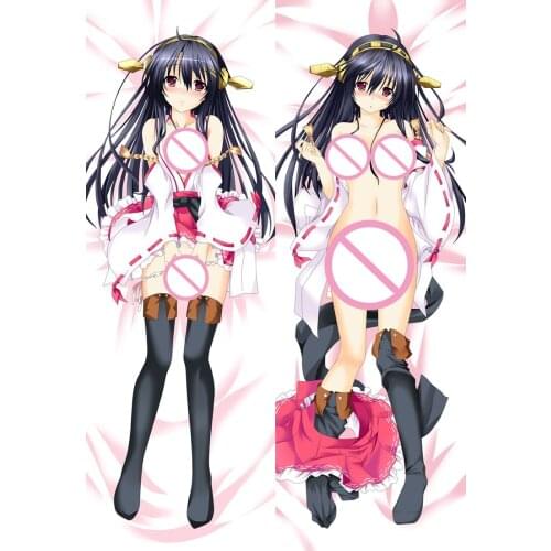 Coscase 2020-Sep Update Anime Kantai Collection KanColle Haruna Dakimakura Body Decorative Pillowcases Hugging Pillow Cover Case