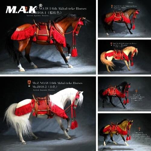 In stock 1/6 Scale Figure Scene Accessory MR. Z Animal Model MRZ048 Akhal-teke horses Model for 12 inches Action Figure