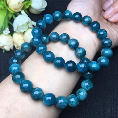Blue Lithium Healing Bracelet Single Circle Crystal Bracelet Jewelry Beads Romantic Casual Crystal