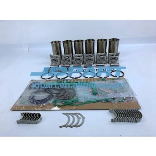 D1146 Rebuild Kit With Engine Bearings Cylinder Liner Piston Rings Full Gasket Kit For Doosan