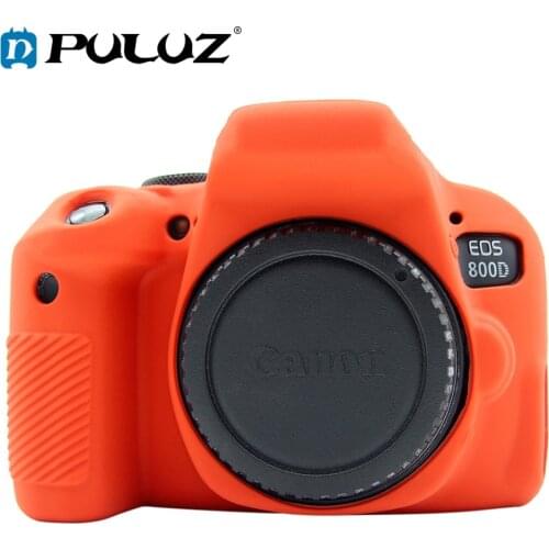 PULUZ Soft Silicone Rubber Camera Protective Body Cover Skin Case for Canon EOS 800D DSLR Camera Bag Housing protector Cover