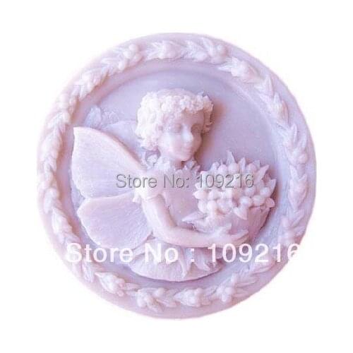 Wholesale!!!1pcs Harvest & Beautiful Fairy (50135) Silicone Handmade Soap Mold Crafts DIY Mold
