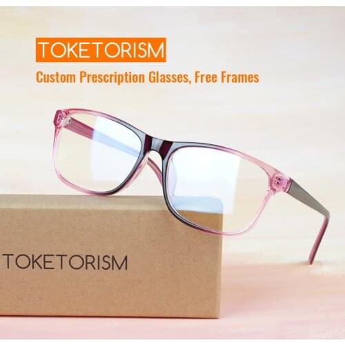 Toketorism Plastic Metal Eye Glasses Frames for Women Men Glasses Frame Optical 4119