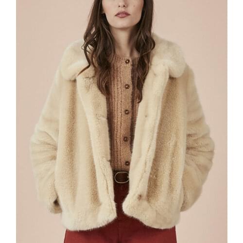 RUANDAI Women's Jackets With Fur