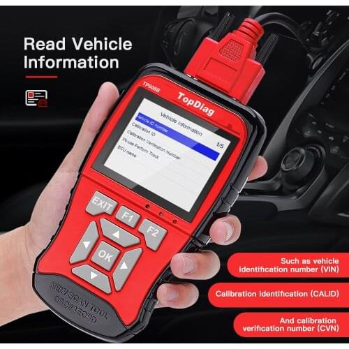 TP908B Dual System Car OBD2 Scan Battery Tester Diagnostic Car Diagnostic Instrument Support Engine Intelligent Test Scanner