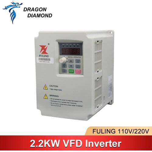 VFD Inverter 2.2KW Frequency Converter 3P 220V/110V Output CNC Spindle motor speed Control VFD Converter