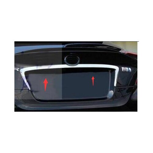 2016 2017 2018 ABS Exterior Rear Door Central Mouldings Auto Car Rear Trunk Lid Moulding Trim For Toyota C-HR CHR