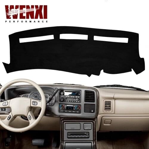 Suede Dashboard Cover Protective Pad For 99-06 Chevrolet Silverado Sierra Dash Board Sunshade Prevent Sunlight Carpet Dashmat