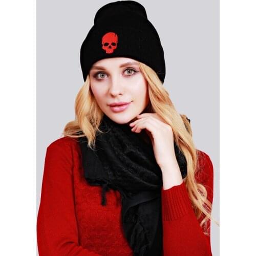 Winter Beanies Hats For Women Men Knitted Wool Warmer Thicken Windproof Elastic Ski Solid Unisex Caps
