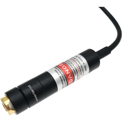 1255 Focusable 650nm 5mW 50mW Red Line Diode Laser Module Glass Lens Locater for Sewing Embroidery Work Alignment