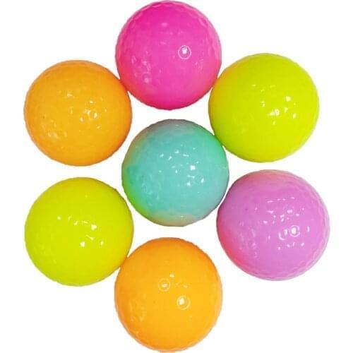 30 Pieces Per Lot Colorful Two Layer Golf Ball