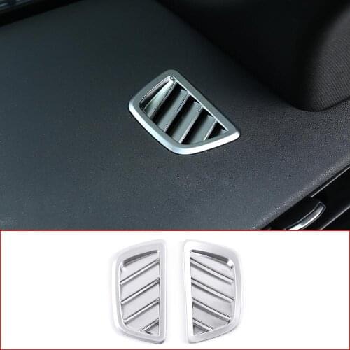 Car Accessories For Range Rover Evoque L551 2019-2020 ABS chrome Dashboard Air Conditioning Vent Frame Trim Car styling