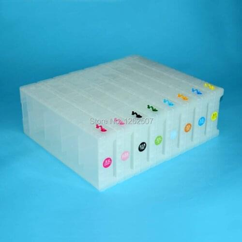 T6241 T6242 T6243 T6244 T6245 T6246 T6247 T6248 8Colors Inkjet Refill Ink Cartridges For Epson Stylus Pro GS6000 Printer