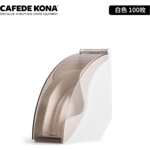 CAFEDE KONA filter paper storage box V60 V-shaped filter paper holder moisture-proof