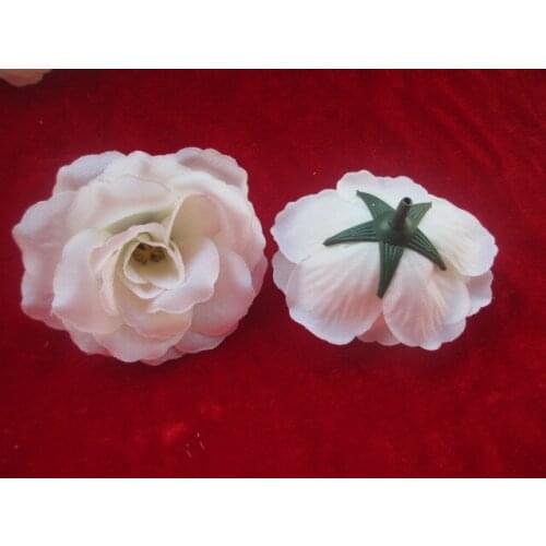 10pcs white Color Small Tea Rose Diy Rose Flower Silk Flowers Artificial Flowers Heads For Home Wedding Decoration Flower Head