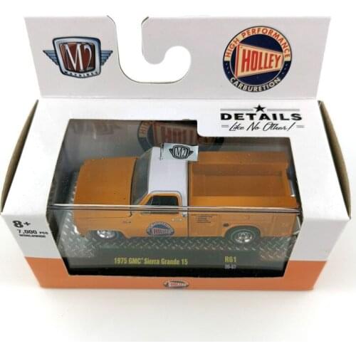 M2 machines 1:64 1975 GMC Sierra grande 15 Collection Metal Die-cast Simulation Model Cars Toys