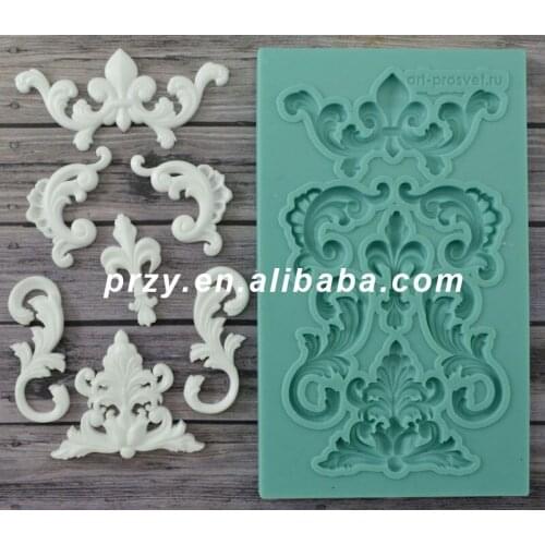 Silicone Mold Set Monograms Crafts Decorating Fondant Silicone Mold Moulds Silicone Rubber CIQ,FDA,LFGB,CE / EU PRZY 001